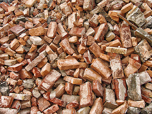 포토 JPG 해외이미지 백그라운드 추상 벽돌 사람없음 건물 빨간색 건설현장 도시 파편 타일 옛날 파멸 해외202004 해외포토 건축물 컬러 컨셉 무늬 건설업 파일형식 소멸 이미지허브