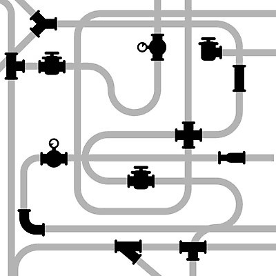 EPS 해외이미지 선 일러스트 교차로 수도꼭지 대문 시스템 배수구 파이프라인 폐수 해외202004 해외일러스트 길 문 환경오염 파이프_관 파일형식 벡터 이미지허브