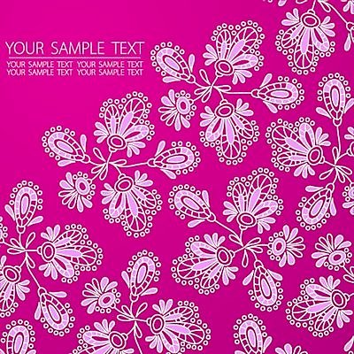 EPS 해외이미지 꽃 백그라운드 라인일러스트 일러스트 타이포그라피 사람없음 빈티지 자주색 해외202004 해외일러스트 식물 문자 컬러 컨셉 파일형식 벡터 이미지허브