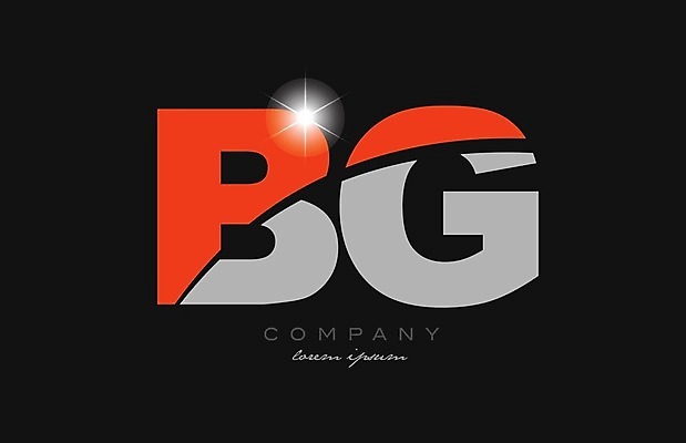 EPS 해외이미지 모양 템플릿 디자인 알파벳 백그라운드 오렌지 일러스트 회사 비즈니스 반짝임 회색 G 편지 B 심볼 신분 엘리먼트 활자 해외202004 해외일러스트 영어 컬러 과일 모션 활자판 파일형식 벡터 이미지허브