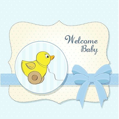 EPS 해외이미지 기념일 리본 백그라운드 일러스트 오리 타이포그라피 사람없음 파란색 초대 해외일러스트 문자 컬러 조류 이벤트 파일형식 벡터 이미지허브