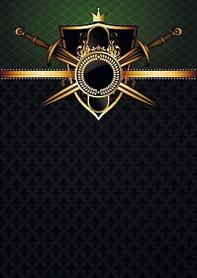 EPS 해외이미지 모양 디자인 리본 무기 백그라운드 잎 일러스트 추상 프레임 미술 장식 초록색 검은색 화려 중세 황금 칼 오브젝트 복고 군용 방패 디테일 해외202004 해외일러스트 식물 컬러 컨셉 무늬 문화예술 군대 역사 파일형식 벡터 이미지허브