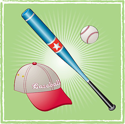 EPS 해외이미지 스포츠 일러스트 공 놀이 취미 초록색 파티 미국 경쟁 장비 야구 그림 박쥐 캡모자 해외202004 해외일러스트 모자_잡화 컬러 컨셉 북아메리카 포유류 이벤트 구기 파일형식 벡터 이미지허브