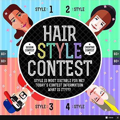 PSD 템플릿 모자 헤어스타일 여자 남자 웹템플릿 팝업 웹팝업 사람 이벤트 여러명 성인 공모전 콘테스트 이미지템플릿 잡화 다수 대회 파일형식