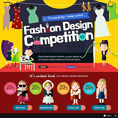 PSD 템플릿 옷 여자 패션 웹템플릿 가위 팝업 웹팝업 사람 이벤트 여러명 성인 바늘 실 옷걸이 패션디자이너 재봉틀 공모전 이미지템플릿 다수 문구용품 도구 디자이너 파일형식