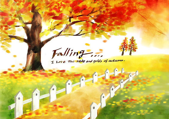 주간 PSD 나무 계절 길 백그라운드 단풍 낙엽 일러스트 풍경 사람없음 야외 가을풍경 가을 가을배경 국내일러스트 자연요소 식물 잎 파일형식 가을_계절