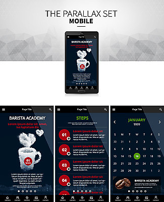 PSD 템플릿 교육 커피 웹템플릿 모바일 사람 웹 원두 커피잔 모바일템플릿 모바일웹 시차스크롤 반응형 패럴렉스 이미지템플릿 음료 인터넷 잔 파일형식