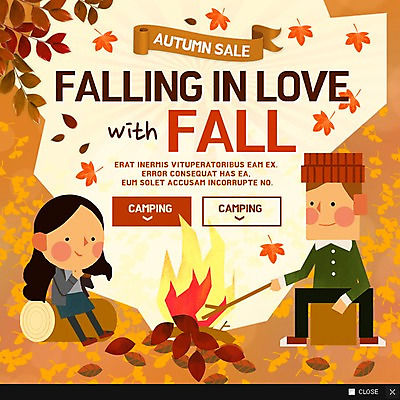 PSD 템플릿 커플 여자 남자 여행 웹템플릿 단풍 낙엽 팝업 웹팝업 사람 이벤트 성인 캠핑 가을 모닥불 불쏘시개 이미지템플릿 계절 잎 관계 불 레저 파일형식