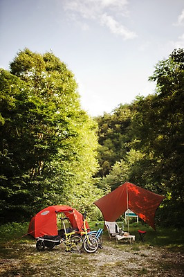 포토 JPG 주간 텐트 캠핑도구 사람없음 야외 캠핑 강원도 트레일러 미니벨로 접기 접이식 함백산 브롬핑 국내포토 자연요소 모션 레저 산 한국 자전거 도구 정선 파일형식