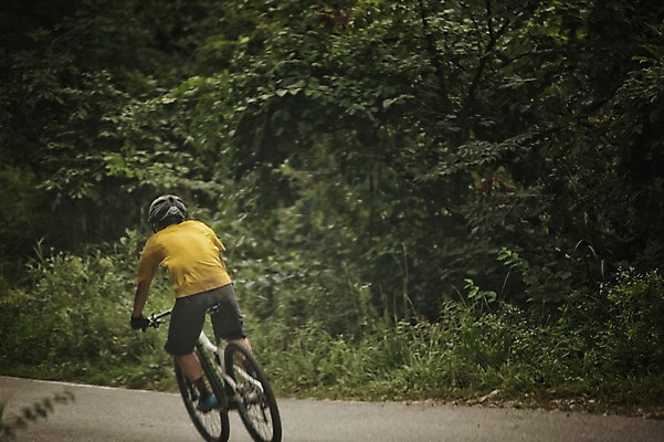 포토 JPG 주간 전신 남자 도로 한명 20대 야외 뒷모습 한국인 승차 사이클링 라이딩 산악자전거 양평 유명산 남자만 성인남자만 청년남자만 성인남자한명만 국내포토 자연요소 1 길 뷰포인트 교통시설 모션 산 사람 동양인 청년 자전거 육상스포츠 경기도 남자한명만 청년만 성인만 파일형식