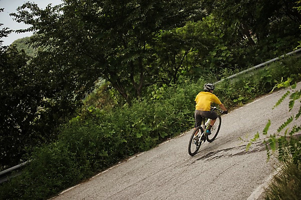 포토 JPG 주간 전신 남자 도로 한명 20대 야외 뒷모습 한국인 승차 사이클링 라이딩 산악자전거 양평 유명산 남자만 성인남자만 청년남자만 성인남자한명만 국내포토 자연요소 1 길 뷰포인트 교통시설 모션 산 사람 동양인 청년 자전거 육상스포츠 경기도 남자한명만 청년만 성인만 파일형식