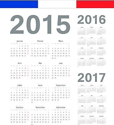 EPS 해외이미지 템플릿 디자인 계절 일러스트 비즈니스 이벤트 그래픽 빨간색 파란색 세트 사무실 숫자 다이어리 프랑스 달력 흰색 깃발 시간 신용카드 일주일 날짜 수집 연도 심플 2015년 프랑스어 월 2016년 기본 엘리먼트 2017년 해외202004 해외일러스트 문자 유럽 컬러 금융 사무용품 파일형식 벡터 이미지허브