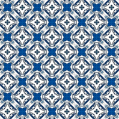 EPS 해외이미지 전통 디자인 패턴 일러스트 벽지 추상 장식 파란색 흰색 포르투갈 타일 묘사 정사각형 모자이크 스페인어 아라베스크 엘리먼트 튀니지 해외202004 해외일러스트 도형 유럽 컬러 무늬 아프리카 파일형식 벡터 이미지허브