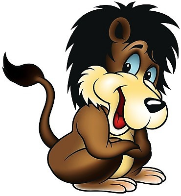 EPS 해외이미지 클립아트 동물 캐릭터 일러스트 미소 앉기 갈색 고양이 사자 왕 만화 육식동물 손그림 갈기 해외202004 해외일러스트 일러캐릭터 컬러 포유류 모션 표정 반려동물 파일형식 벡터 이미지허브