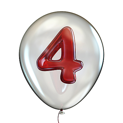 포토 JPG 해외이미지 사람없음 빨간색 숫자 3D 4 광택 풍선 해외202004 해외포토 문자 컬러 디지털합성 파일형식 이미지허브