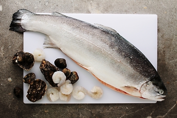 포토 JPG 해외이미지 음식 어류 요리 사람없음 식사 큼 해산물 건강식 송어 해외202004 해외포토 수중동물 크기 파일형식 이미지허브