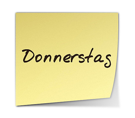 포토 JPG 해외이미지 종이 설계 그림자 사람없음 노란색 3D 쪽지 달력 일주일 목요일 해외202004 해외포토 컬러 컨셉 디지털합성 요일 파일형식 이미지허브