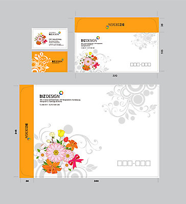 템플릿 꽃 자연 명함 서류봉투 편지봉투 사람없음 세트 패키지 봉투템플릿 우편봉투 비즈디자인 이미지템플릿 AI파일 식물 봉투 편지 우편물 생태계 파일형식 벡터