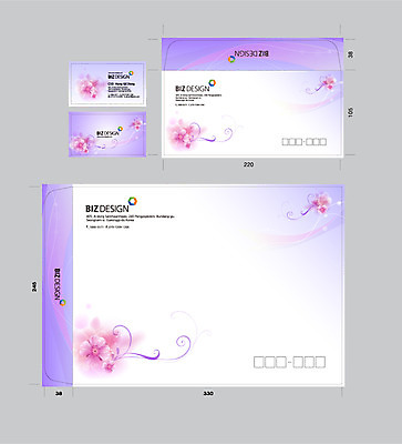 템플릿 꽃 자연 명함 서류봉투 편지봉투 사람없음 세트 패키지 봉투템플릿 우편봉투 비즈디자인 이미지템플릿 AI파일 식물 봉투 편지 우편물 생태계 파일형식 벡터