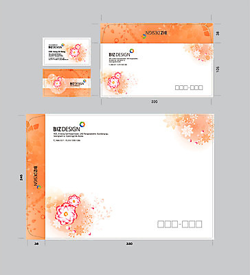 템플릿 꽃 자연 명함 서류봉투 편지봉투 사람없음 세트 패키지 봉투템플릿 우편봉투 비즈디자인 이미지템플릿 AI파일 식물 봉투 편지 우편물 생태계 파일형식 벡터