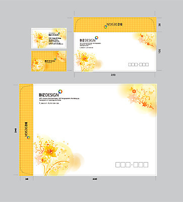 템플릿 꽃 자연 명함 서류봉투 편지봉투 사람없음 세트 노란색 패키지 봉투템플릿 우편봉투 비즈디자인 이미지템플릿 AI파일 식물 컬러 봉투 편지 우편물 생태계 파일형식 벡터