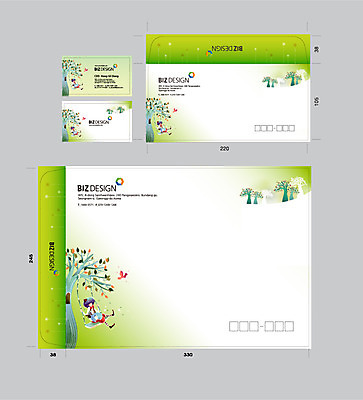 나무 템플릿 명함 서류봉투 편지봉투 한명 사람 연두색 세트 패키지 그라데이션 봉투템플릿 우편봉투 비즈디자인 이미지템플릿 AI파일 식물 1 봉투 초록색 편지 우편물 파일형식 벡터