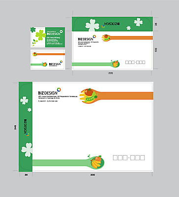 템플릿 과일 명함 서류봉투 편지봉투 사람없음 세트 숟가락 패키지 봉투템플릿 우편봉투 포크수저 비즈디자인 이미지템플릿 AI파일 봉투 수저 편지 우편물 파일형식 벡터