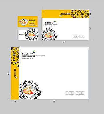 템플릿 음식 꽃무늬 명함 서류봉투 편지봉투 사람없음 세트 노란색 패키지 봉투템플릿 어묵탕 우편봉투 비즈디자인 이미지템플릿 AI파일 꽃 컬러 무늬 봉투 편지 우편물 탕 파일형식 벡터