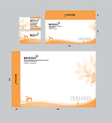 템플릿 문양 줄기 무늬 명함 나뭇잎 서류봉투 편지봉투 사람없음 세트 주황색 패키지 봉투템플릿 우편봉투 비즈디자인 이미지템플릿 AI파일 식물 컬러 잎 봉투 편지 우편물 파일형식 벡터