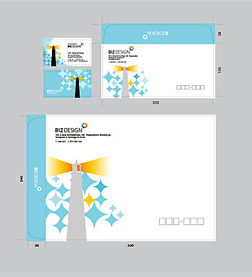 템플릿 문양 무늬 명함 서류봉투 편지봉투 등대 사람없음 세트 패키지 봉투템플릿 우편봉투 비즈디자인 이미지템플릿 AI파일 봉투 편지 우편물 파일형식 벡터