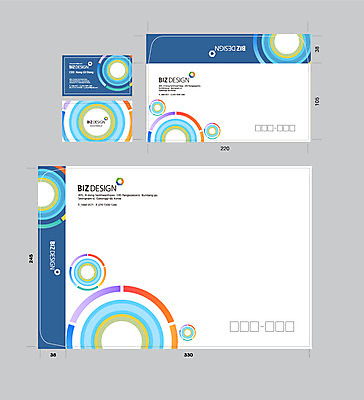 템플릿 문양 무늬 명함 서류봉투 편지봉투 사람없음 세트 컬러풀 원형 패키지 봉투템플릿 우편봉투 비즈디자인 이미지템플릿 AI파일 도형 컬러 봉투 편지 우편물 파일형식 벡터