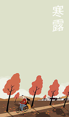 주간 PSD 나무 여자 남자 백그라운드 낙엽 데이트 일러스트 사람 성인 야외 두명 건물 마을 자전거 가을 절기 한로 가을배경 국내일러스트 자연요소 식물 건축물 계절 잎 바이크 파일형식 가을_계절