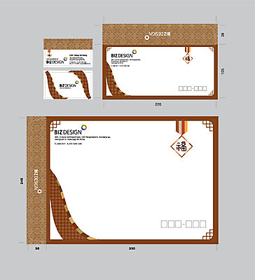 템플릿 문양 무늬 명함 서류봉투 편지봉투 사람없음 세트 갈색 한자 행운 패키지 봉투템플릿 우편봉투 비즈디자인 이미지템플릿 AI파일 문자 컬러 컨셉 봉투 편지 우편물 파일형식 벡터