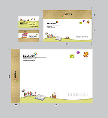 템플릿 학교 명함 서류봉투 편지봉투 한글 사람없음 책 세트 패키지 봉투템플릿 우편봉투 비즈디자인 이미지템플릿 AI파일 문자 교육 봉투 편지 우편물 파일형식 벡터