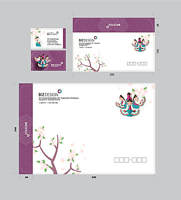 템플릿 한국전통 여자 명함 서류봉투 편지봉투 여러명 세트 부채 한복 패키지 무궁화 부채춤 봉투템플릿 우편봉투 비즈디자인 이미지템플릿 AI파일 전통 꽃 다수 봉투 한국 사람 전통의상 전통공연 편지 우편물 전통무용 파일형식 벡터