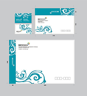 템플릿 문양 줄기 무늬 명함 서류봉투 편지봉투 사람없음 세트 청록색 패키지 봉투템플릿 우편봉투 비즈디자인 이미지템플릿 AI파일 식물 컬러 봉투 편지 우편물 파일형식 벡터