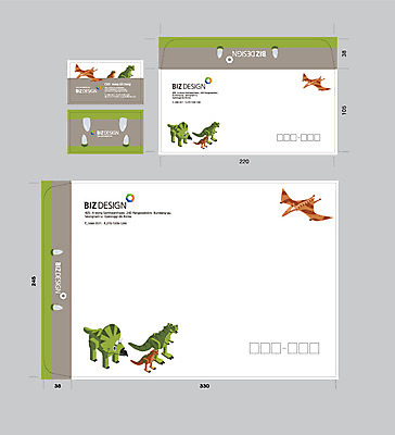 템플릿 여러마리 명함 서류봉투 편지봉투 사람없음 세트 공룡 패키지 봉투템플릿 우편봉투 비즈디자인 이미지템플릿 AI파일 다수 파충류 봉투 편지 우편물 파일형식 벡터