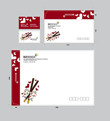 템플릿 리본 명함 서류봉투 편지봉투 사랑 사람없음 세트 하트 패키지 빼빼로 봉투템플릿 우편봉투 비즈디자인 이미지템플릿 AI파일 모양 감정 디저트 봉투 편지 우편물 막대과자 파일형식 벡터