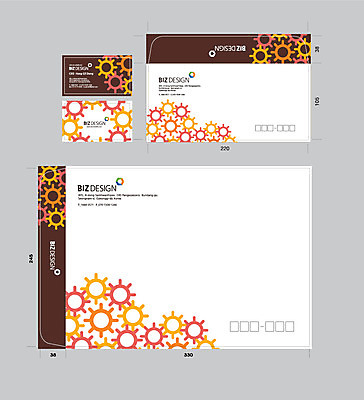 템플릿 문양 무늬 명함 서류봉투 편지봉투 사람없음 세트 톱니바퀴 패키지 봉투템플릿 우편봉투 비즈디자인 이미지템플릿 AI파일 봉투 편지 우편물 파일형식 벡터