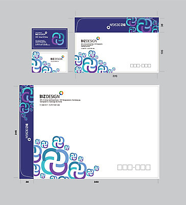 템플릿 문양 무늬 명함 서류봉투 편지봉투 사람없음 파란색 세트 패키지 봉투템플릿 우편봉투 비즈디자인 이미지템플릿 AI파일 컬러 봉투 편지 우편물 파일형식 벡터