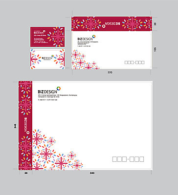 템플릿 문양 분홍색 무늬 명함 서류봉투 편지봉투 사람없음 세트 패키지 봉투템플릿 불꽃모양 우편봉투 비즈디자인 이미지템플릿 AI파일 모양 컬러 봉투 편지 우편물 파일형식 벡터