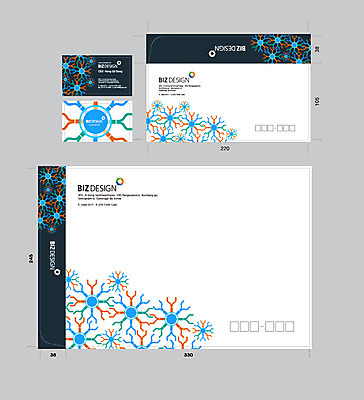 템플릿 문양 무늬 명함 서류봉투 편지봉투 사람없음 세트 컬러풀 패키지 봉투템플릿 우편봉투 비즈디자인 이미지템플릿 AI파일 컬러 봉투 편지 우편물 파일형식 벡터