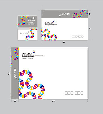 템플릿 문양 무늬 곡선 명함 서류봉투 편지봉투 사람없음 세트 컬러풀 패키지 봉투템플릿 우편봉투 비즈디자인 이미지템플릿 AI파일 선 컬러 봉투 편지 우편물 파일형식 벡터