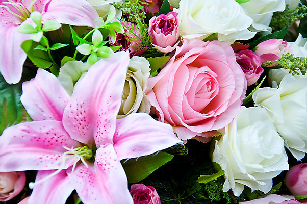 포토 JPG 해외이미지 식물 디자인 꽃 분홍색 꽃다발 잎 꽃무늬 패턴 사람없음 장식 장미 실크 묘사 인공 해외202004 해외포토 컬러 무늬 직물 파일형식 이미지허브