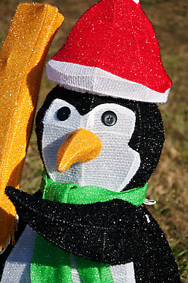 포토 JPG 해외이미지 크리스마스 겨울 휴가 전등 사람없음 장식 펭귄 해외202004 해외포토 계절 기념일 조류 조명 파일형식 이미지허브