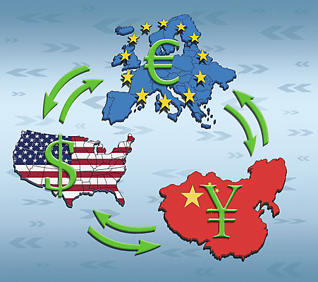 포토 JPG 해외이미지 디자인 유럽 산업 컨셉 돈 일러스트 비즈니스 미래 협력 사람없음 금융 경제 세계 글로벌 달러 미국 중국 힘 거래 유로 깃발 시장 심볼 무역 상업 수입 유럽연합 통일 해외202004 해외포토 나라 아시아 북아메리카 재산 파일형식 이미지허브
