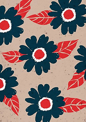 PSD 꽃 백그라운드 꽃무늬 패턴 일러스트 자연 추상 사람없음 자연문양 나뭇잎모양 식물패턴 플라워패턴 국내일러스트 모양 식물 문양 무늬 나뭇잎 생태계 파일형식