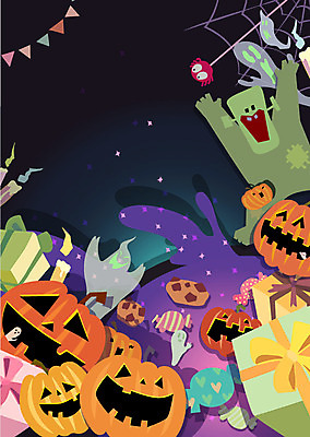 백그라운드 일러스트 촛불 호박 사탕 그림자 사람없음 선물상자 쿠키 할로윈 분위기 유령 위험 무서움 거미줄 거미 몬스터 잭오랜턴 프랑켄슈타인 국내일러스트 AI파일 감정 곤충 컨셉 채소 초 디저트 선물 상자 파일형식 벡터