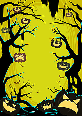 나무 백그라운드 일러스트 호박 그림자 사람없음 할로윈 분위기 위험 무서움 박쥐 몬스터 잭오랜턴 국내일러스트 AI파일 식물 감정 컨셉 채소 포유류 파일형식 벡터