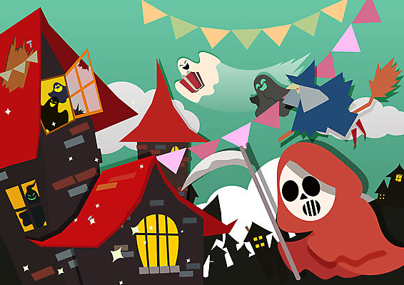 백그라운드 일러스트 촛불 호박 그림자 사람없음 할로윈 분위기 유령 위험 무서움 마녀 몬스터 잭오랜턴 국내일러스트 AI파일 감정 컨셉 채소 초 파일형식 벡터